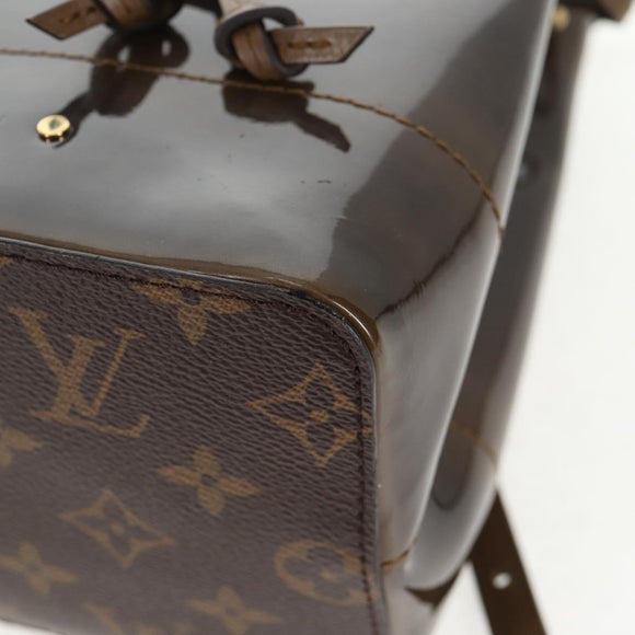 LOUIS VUITTON Monogram Vernis Hot Springs Backpack Khaki M54389 LV Auth BA5768A
