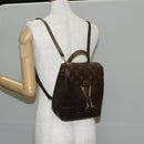 LOUIS VUITTON Monogram Vernis Hot Springs Rucksack Khaki M54389 LV Auth BA5768V-29