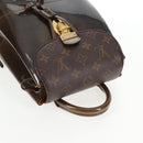 LOUIS VUITTON Monogram Vernis Hot Springs Backpack Khaki M54389 LV Auth BA5768V-7