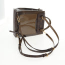 LOUIS VUITTON Monogram Vernis Hot Springs Rucksack Khaki M54389 LV Auth BA5768V-9