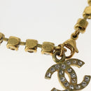 CHANEL Bijoux Anklet Metal Gold CC Auth BA5778V-12