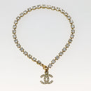 CHANEL Bijoux Anklet Metal Gold CC Auth BA5778V-2