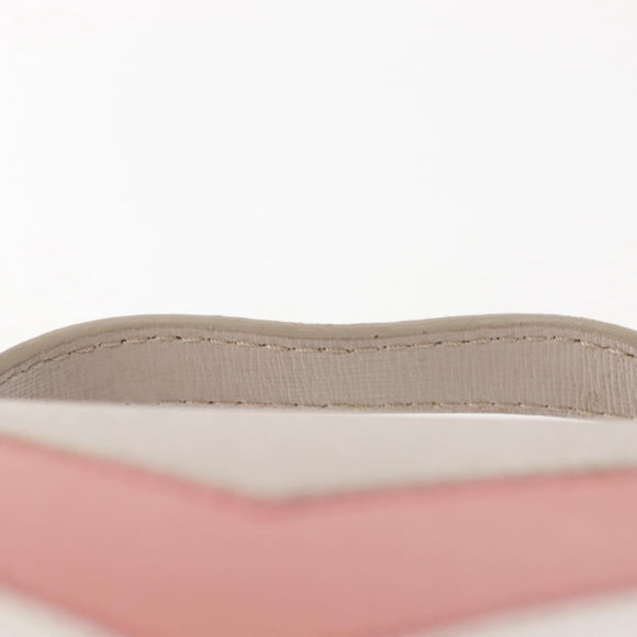 FENDI Demi Jour Bag Bugs Monster Hand Bag Leather 2way Red Silver Auth BA5782