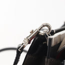 FENDI Demi Jour Bag Bugs Monster Hand Bag Leather 2way Red Silver Auth BA5782-20