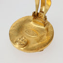CHANEL Earring Metal Gold CC Auth BA5787V-6