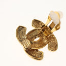CHANEL Earring Metal Gold CC Auth BA5788V-6