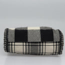 Stella MacCartney Chain Hand Bag Cotton 2way Black Auth BA579-5
