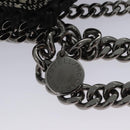 Stella MacCartney Chain Hand Bag Cotton 2way Black Auth BA579-20