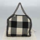 Stella MacCartney Chain Hand Bag Cotton 2way Black Auth BA579-12
