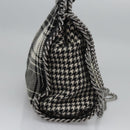 Stella MacCartney Chain Hand Bag Cotton 2way Black Auth BA579-4
