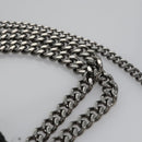 Stella MacCartney Chain Hand Bag Cotton 2way Black Auth BA579-14