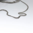Stella MacCartney Chain Hand Bag Cotton 2way Black Auth BA579-8