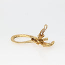 CHANEL Earring metal Gold CC Auth BA5790V-5