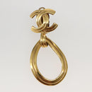 CHANEL Earring metal Gold CC Auth BA5790V-8