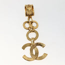 CHANEL Earring Metal Gold CC Auth BA5791V-3