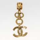 CHANEL Earring Metal Gold CC Auth BA5791V-9