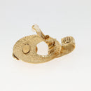 CHANEL Earring Metal Gold CC Auth BA5792V-10
