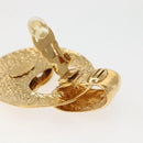 CHANEL Earring Metal Gold CC Auth BA5792V-6