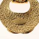 CHANEL Earring Metal Gold CC Auth BA5792V-7