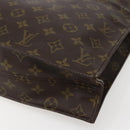 LOUIS VUITTON Monogram Sac Plat Hand Bag M51140 LV Auth BA5799-15
