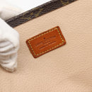 LOUIS VUITTON Monogram Sac Plat Hand Bag M51140 LV Auth BA5799-10