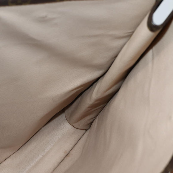 LOUIS VUITTON Monogram Sac Plat Hand Bag M51140 LV Auth BA5799