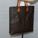 LOUIS VUITTON Monogram Sac Plat Hand Bag M51140 LV Auth BA5799-18