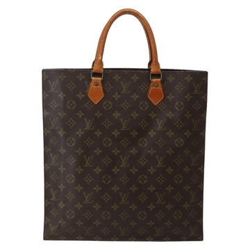 LOUIS VUITTON Monogram Sac Plat Hand Bag M51140 LV Auth BA5799 - 0