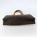 LOUIS VUITTON Monogram Sac Plat Hand Bag M51140 LV Auth BA5799-5