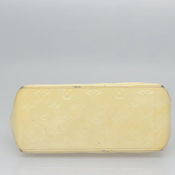 LOUIS VUITTON Monogram Vernis Reade PM Hand Bag Perle M91336 LV Auth BA580