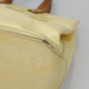 LOUIS VUITTON Monogram Vernis Reade PM Hand Bag Perle M91336 LV Auth BA580-15