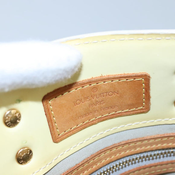 LOUIS VUITTON Monogram Vernis Reade PM Hand Bag Perle M91336 LV Auth BA580