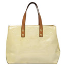LOUIS VUITTON Monogram Vernis Reade PM Hand Bag Perle M91336 LV Auth BA580-13