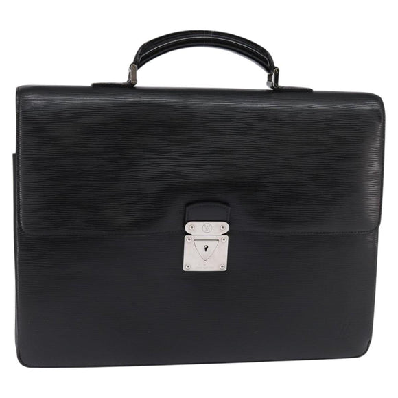 LOUIS VUITTON Epi Laguito Business Bag Noir M54552 LV Auth BA5802