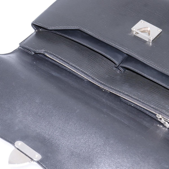 LOUIS VUITTON Epi Laguito Business Bag Noir M54552 LV Auth BA5802