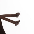 CHANEL Backpack Suede Brown Gold CC Auth BA5805-10