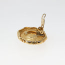 CHANEL Earring Metal Gold CC Auth BA5806-4