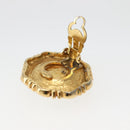 CHANEL Earring Metal Gold CC Auth BA5806-5