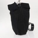 GUCCI Bamboo Hand Bag Nylon 2way Black Silver 001 0166 1577 Auth BA5807-4