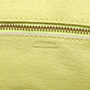 CELINE Thai Mini Hand Bag Leather Yellow Gold Auth BA5808-17