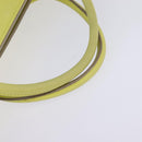 CELINE Thai Mini Hand Bag Leather Yellow Gold Auth BA5808-7