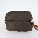 LOUIS VUITTON Monogram Saumur 35 Umhängetasche M42254 LV Auth BA5810-6