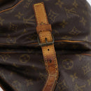 LOUIS VUITTON Monogram Saumur 35 Umhängetasche M42254 LV Auth BA5810-19