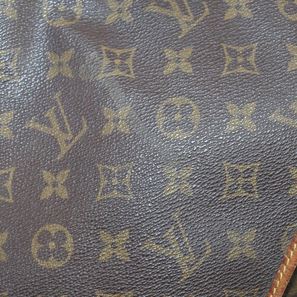 LOUIS VUITTON Monogram Saumur 35 Umhängetasche M42254 LV Auth BA5810