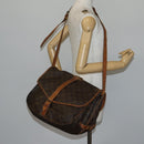 LOUIS VUITTON Monogram Saumur 35 Umhängetasche M42254 LV Auth BA5810-29