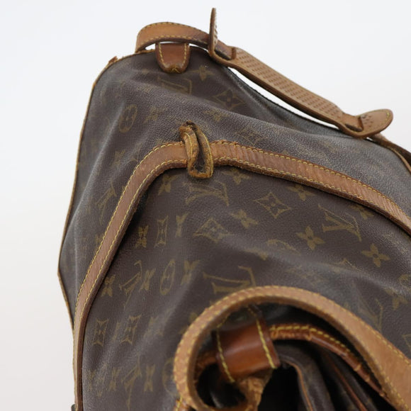 LOUIS VUITTON Monogram Saumur 35 Umhängetasche M42254 LV Auth BA5810