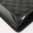 LOUIS VUITTON Damier Vernis Club Bag Green Petrol Blue M92128 LV Auth BA5815-18