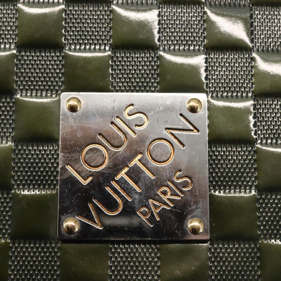 LOUIS VUITTON Damier Vernis Club Bag Green Petrol Blue M92128 LV Auth BA5815
