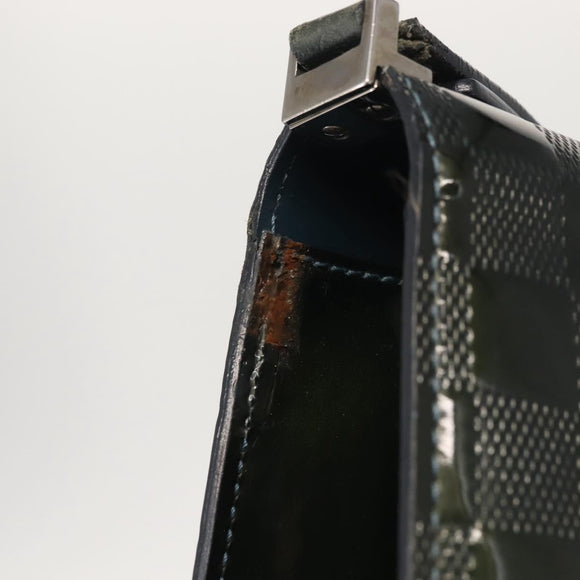 LOUIS VUITTON Damier Vernis Club Bag Green Petrol Blue M92128 LV Auth BA5815