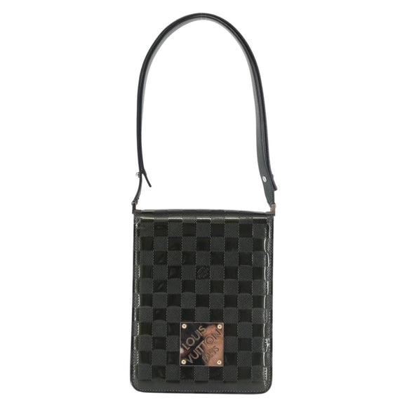 LOUIS VUITTON Damier Vernis Club Bag Green Petrol Blue M92128 LV Auth BA5815